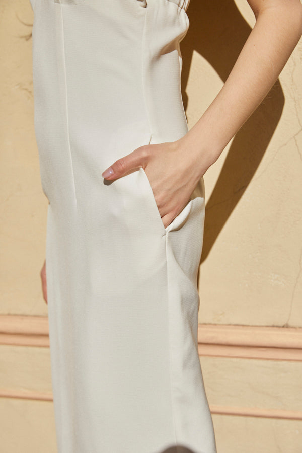 Nicole Midi Dress  <br> -WHT-