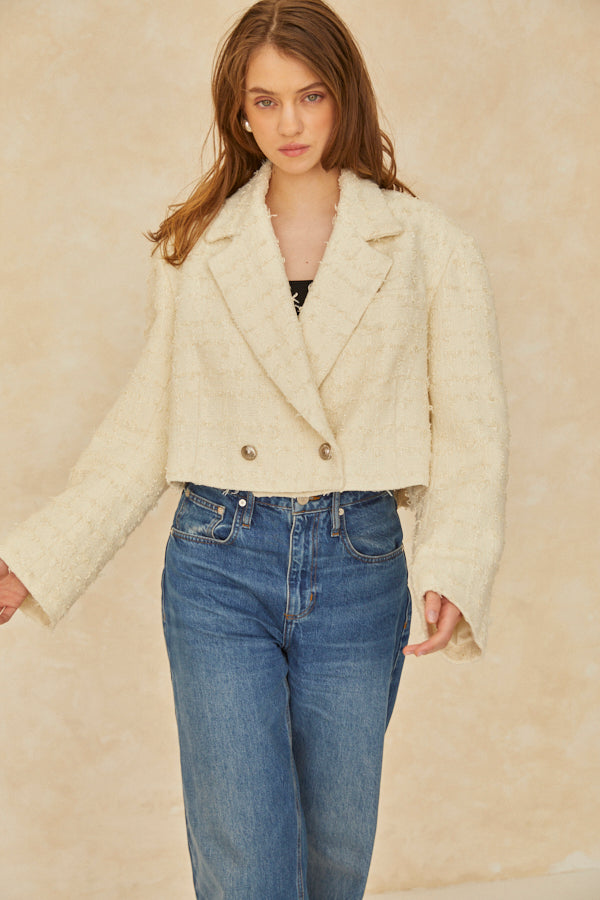 Audrey Tweed Jacket <br> -IVO-