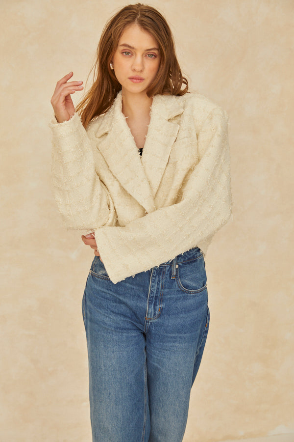 Audrey Tweed Jacket <br> -IVO-