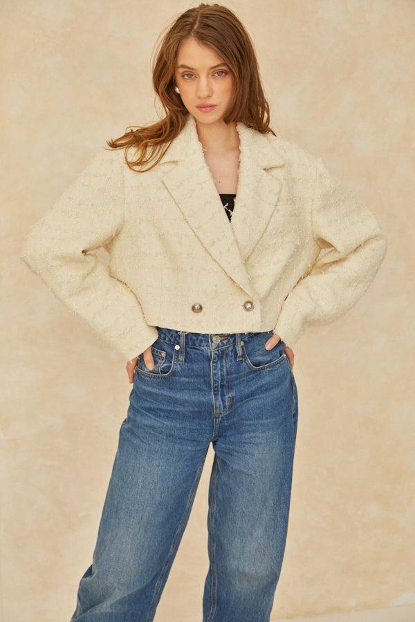 Audrey Tweed Jacket <br> -IVO-