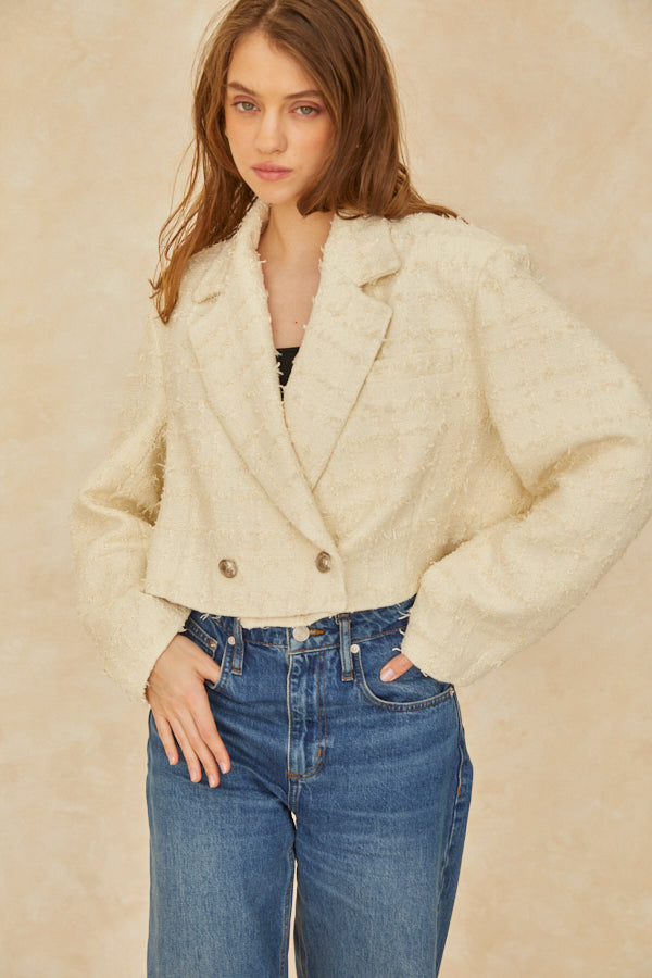 Audrey Tweed Jacket <br> -IVO-