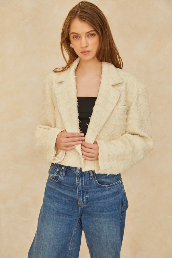 Audrey Tweed Jacket <br> -IVO-