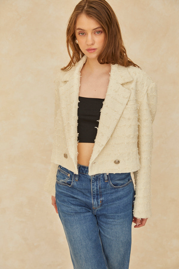 Audrey Tweed Jacket <br> -IVO-