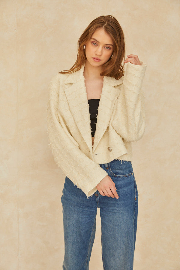 Audrey Tweed Jacket <br> -IVO-