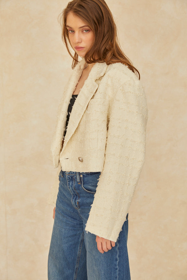 Audrey Tweed Jacket <br> -IVO-