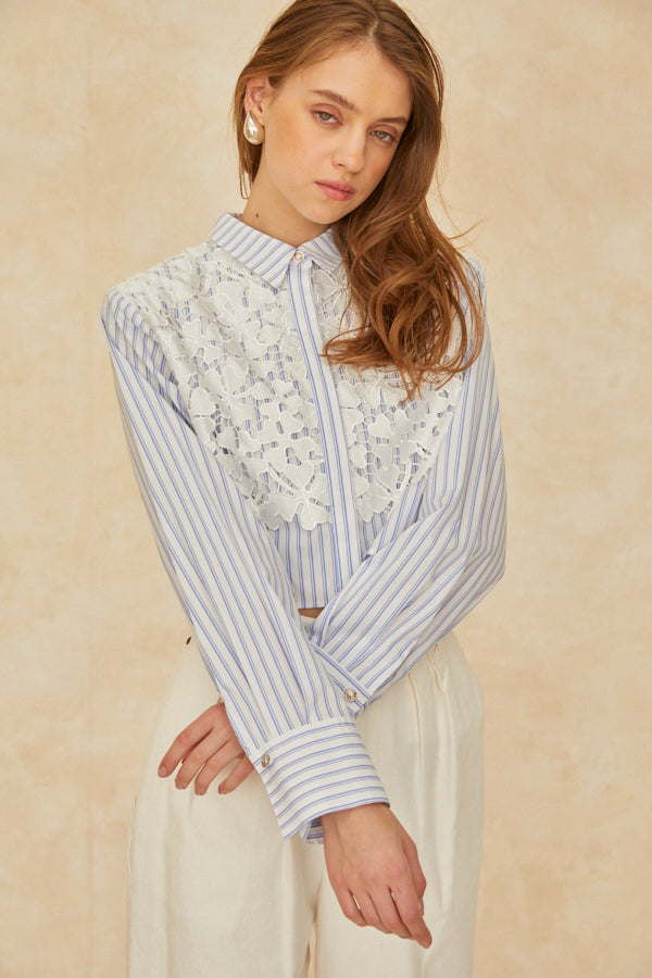 Josie Blouse Lace Blouse <br> -SAX-