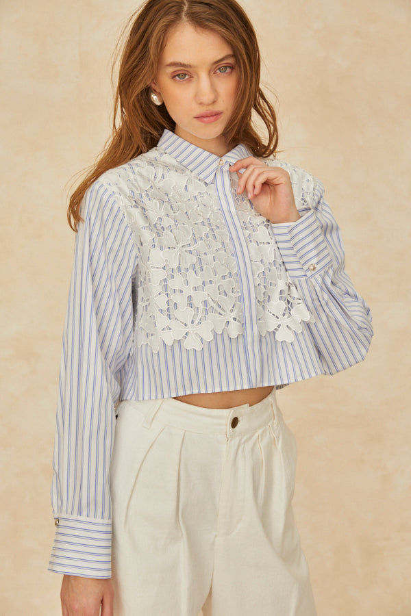 Josie Blouse Lace Blouse <br> -SAX-