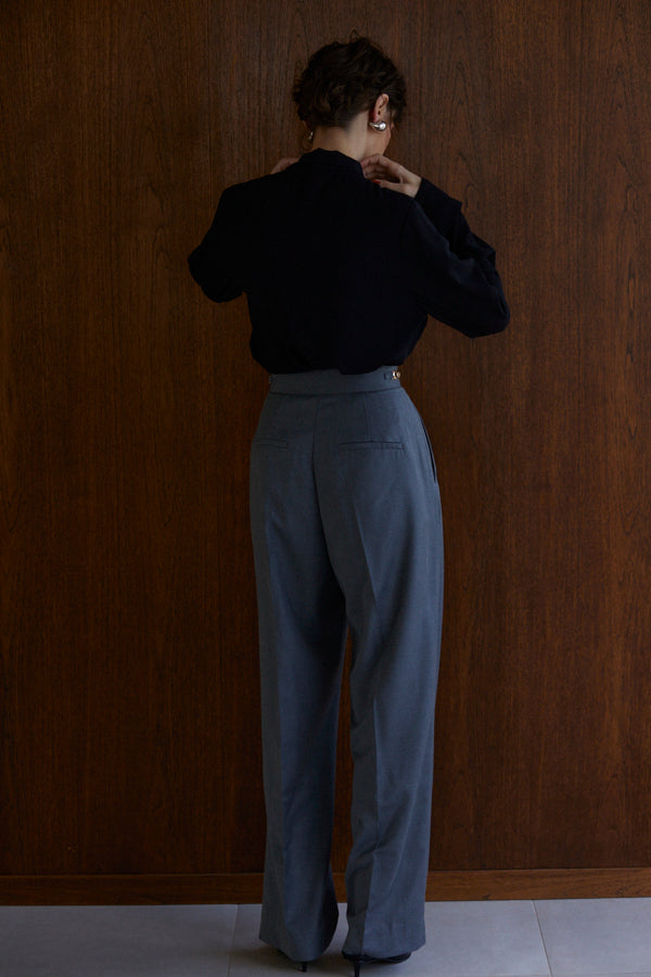 Ciara Semi-wide Pants  <br> -GRY-