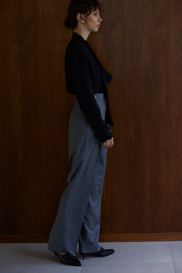 Ciara Semi-wide Pants  <br> -GRY-