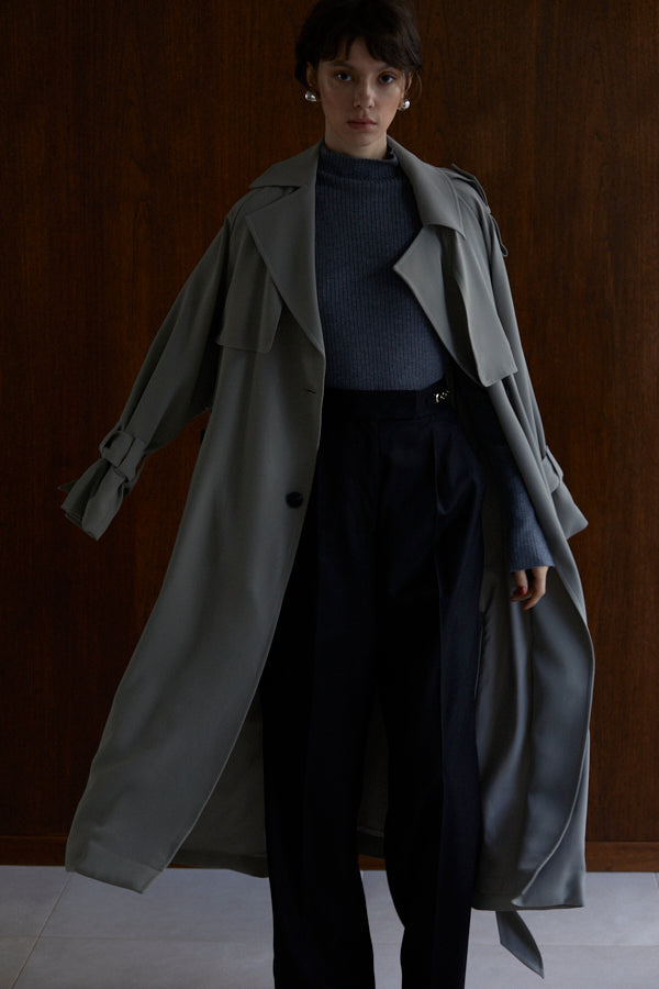 Elsa Trench Coat <br>-SAGE-