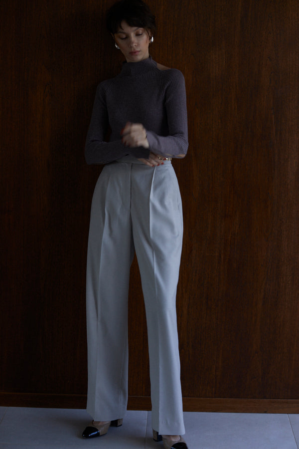 Ciara Semi-wide Pants  <br> -L.BEG-