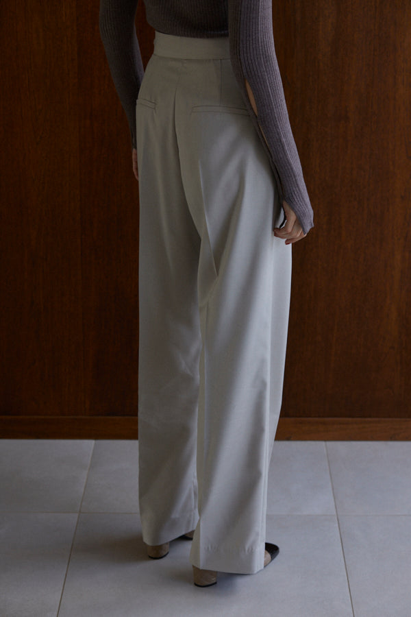 Ciara Semi-wide Pants  <br> -L.BEG-