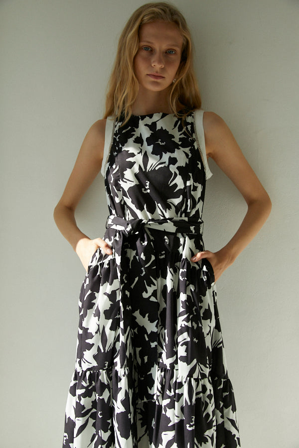 Elise Long Dress <br> -BLK-