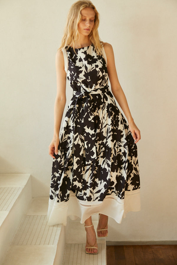 Elise Long Dress <br> -BLK-