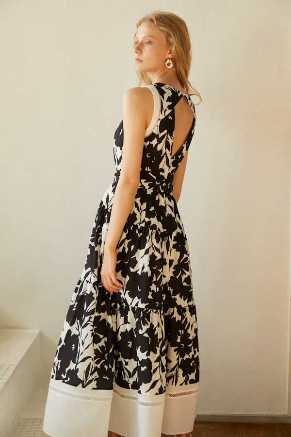 Elise Long Dress <br> -BLK-