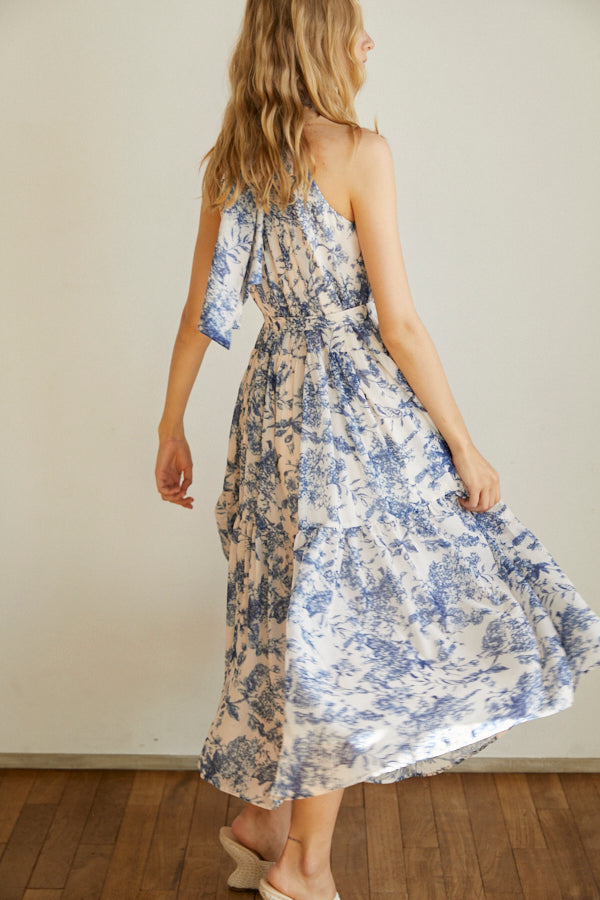 Positano Belted long Dress(new）<br>-OFF x nvy-