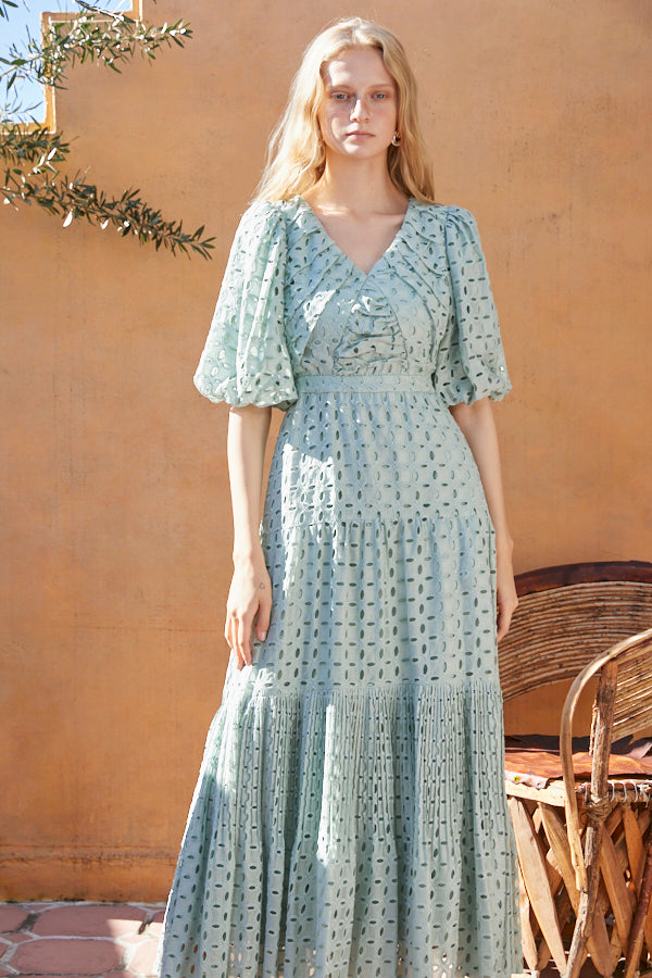 Eliana Lace Dress <br> -Mint-