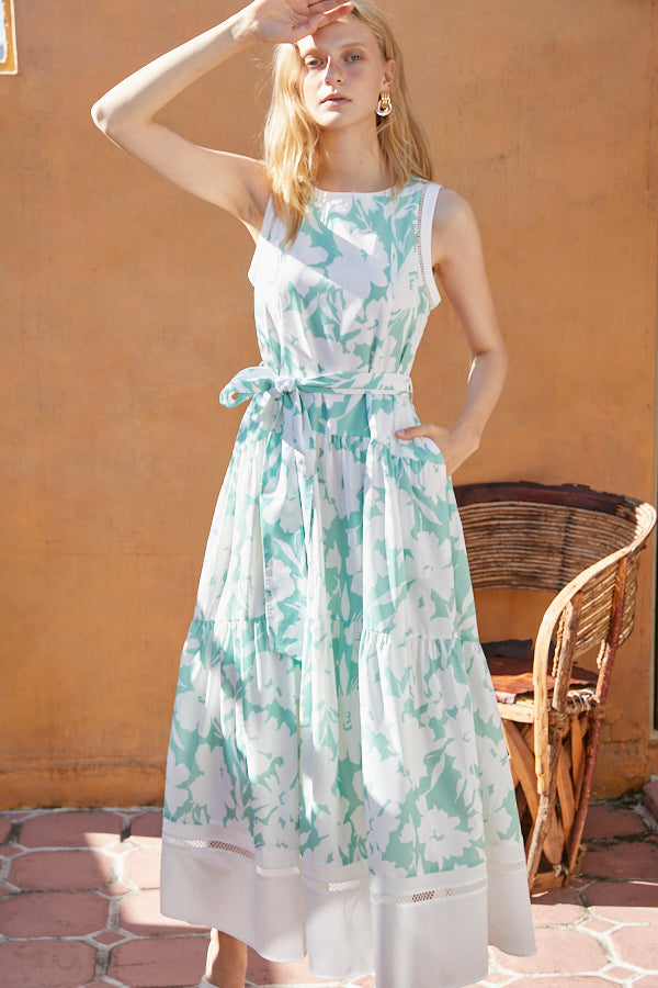 Elise Long Dress <br> -MINT-