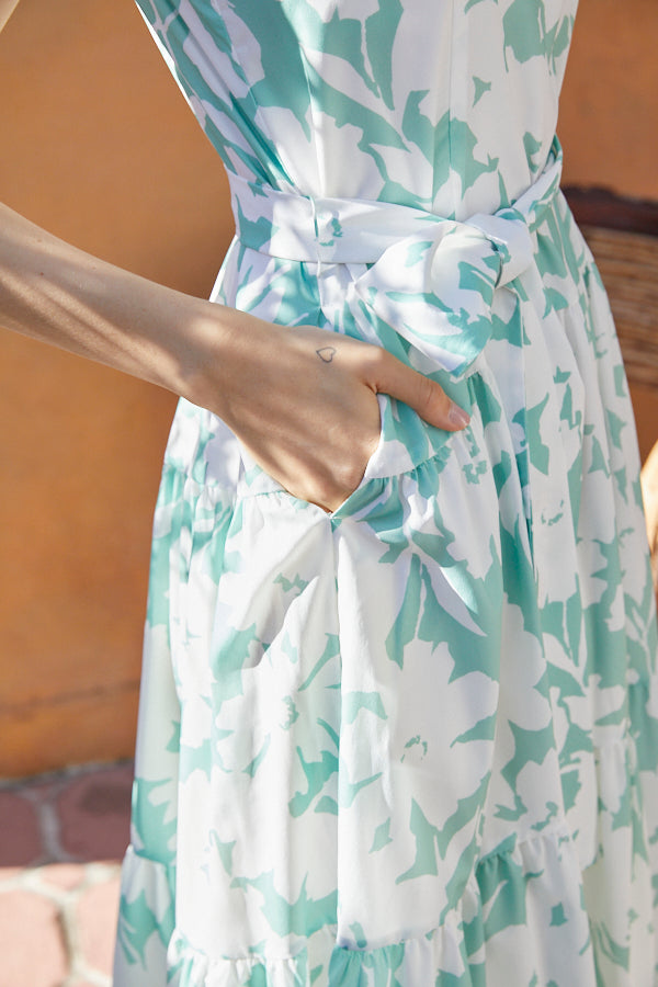 Elise Long Dress <br> -MINT-