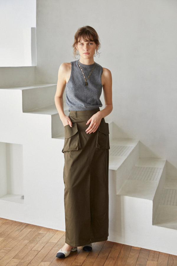 Linda Cargo Skirt -KHA-