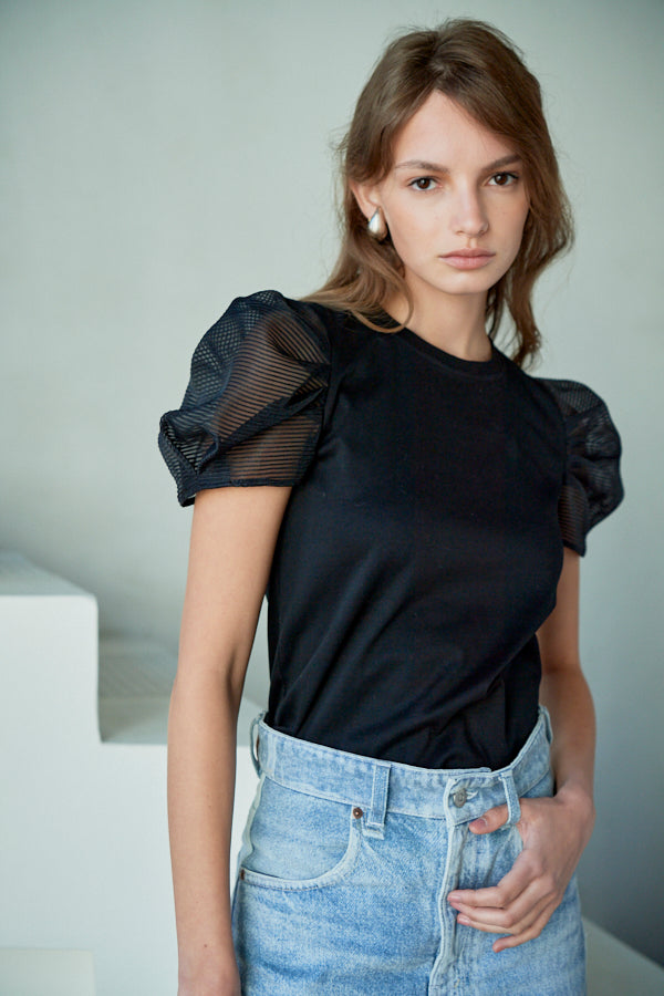 Double Date Top <br> -BLK-