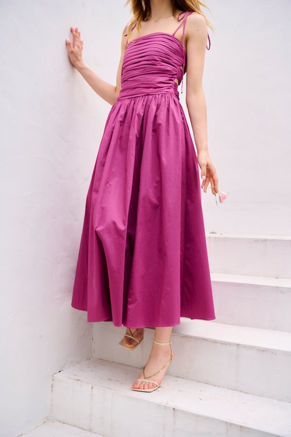 Taormina Dress <br> -Plum pnk-