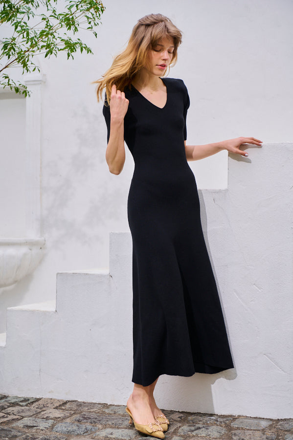 Elena Dress <br> -BLK-