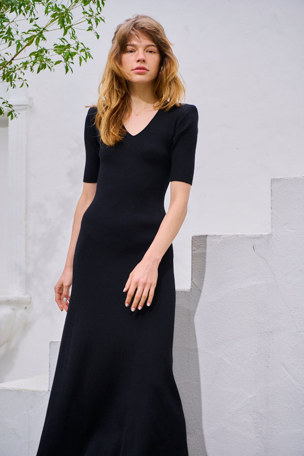 Elena Dress <br> -BLK-