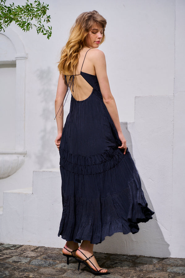 Haute Summer Dress <br> -Midnight-