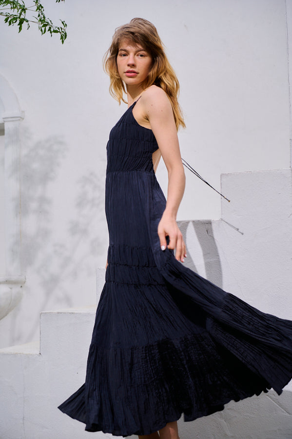 Haute Summer Dress <br> -Midnight-