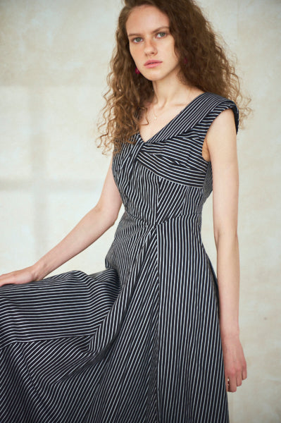 Gina Long Dress <br>-BLK.st-