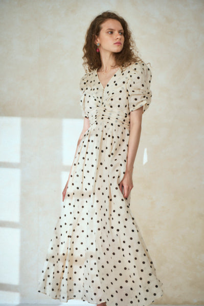 Isabella Long Dress <br>-IVO×bk.dot-