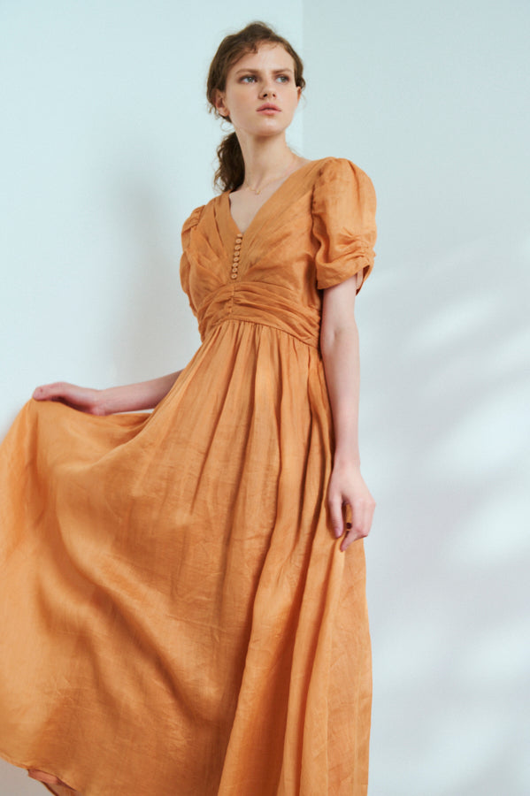 Isabella Long Dress <br>-ORG-