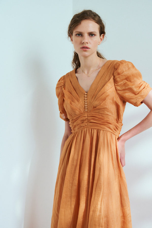 Isabella Long Dress <br>-ORG-