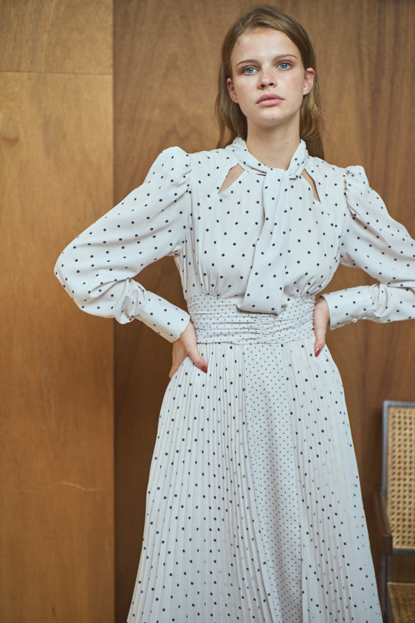 Abby Polka-Dot Dress  <br> -IVO-