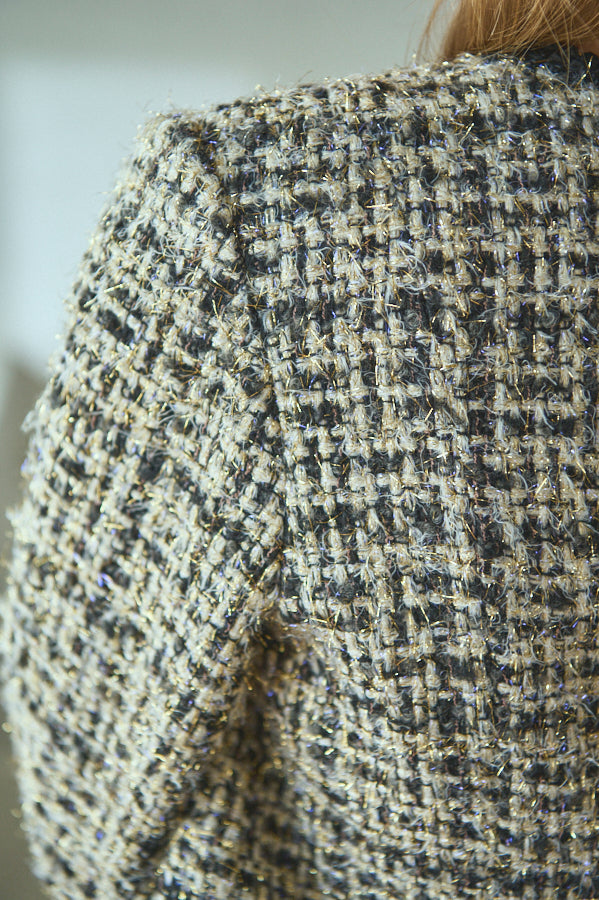 Kelly Tweed Jacket <br>-OFF×bk.chek-