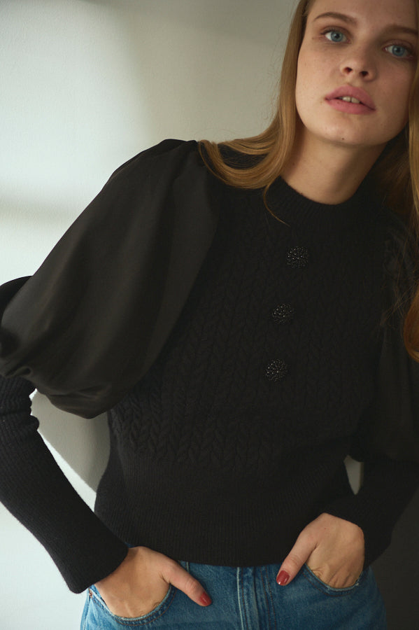 Eliana Pullover <br>-BLK-