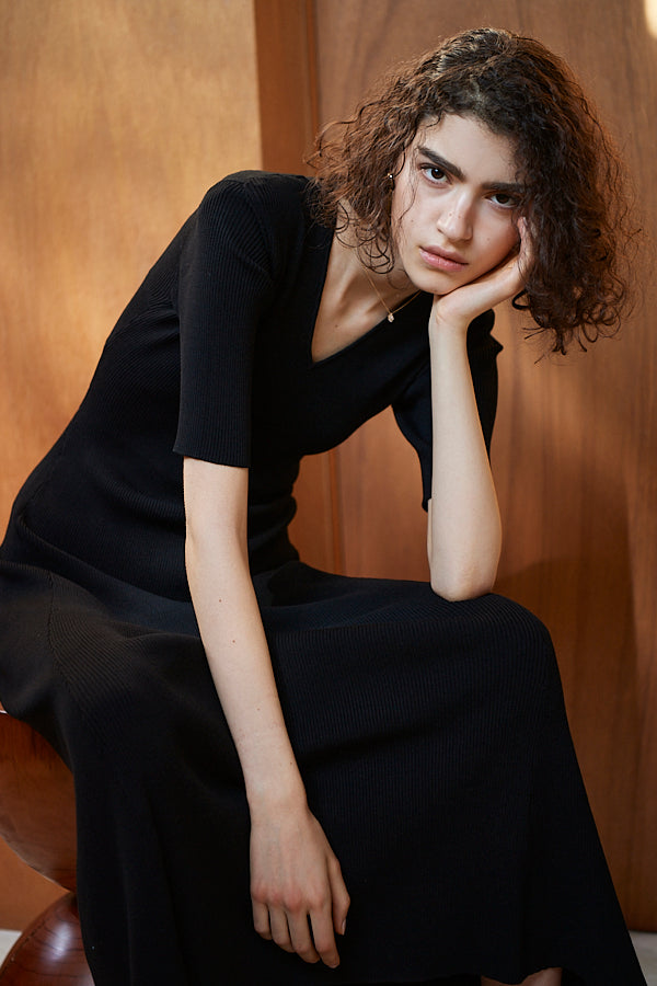 Elena Dress <br> -BLK-