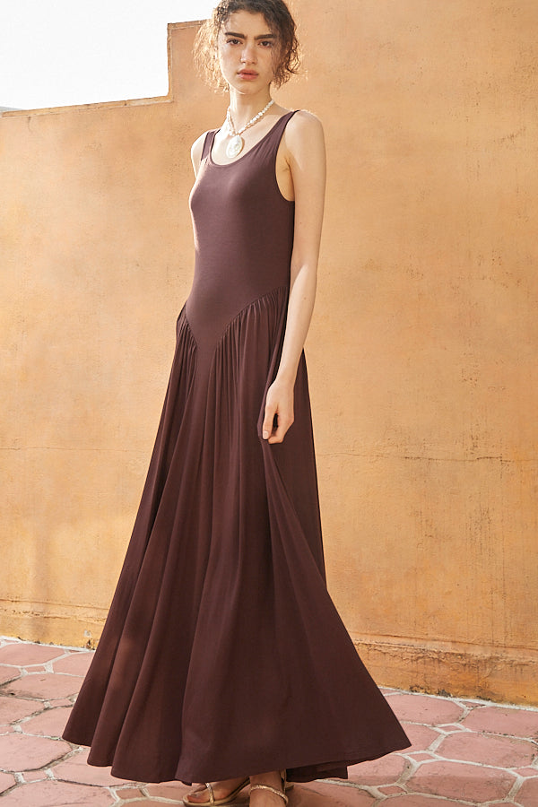 Vera Open Back Dress  <br> -D.BRW-