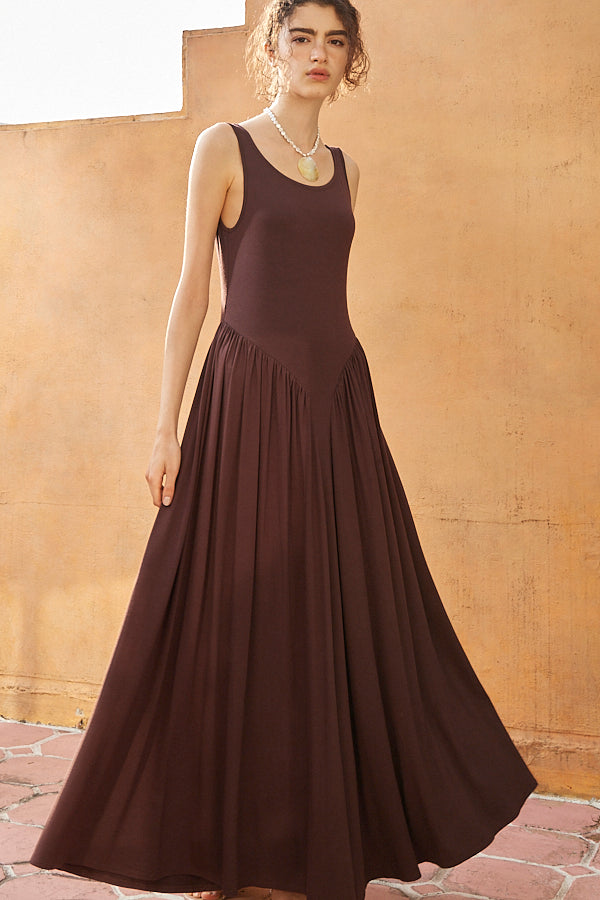 Vera Open Back Dress  <br> -D.BRW-