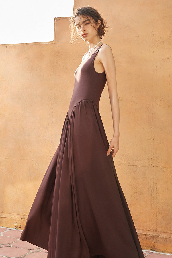 Vera Open Back Dress  <br> -D.BRW-