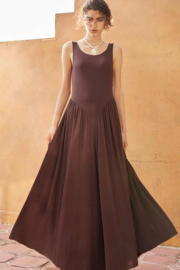 Vera Open Back Dress  <br> -D.BRW-