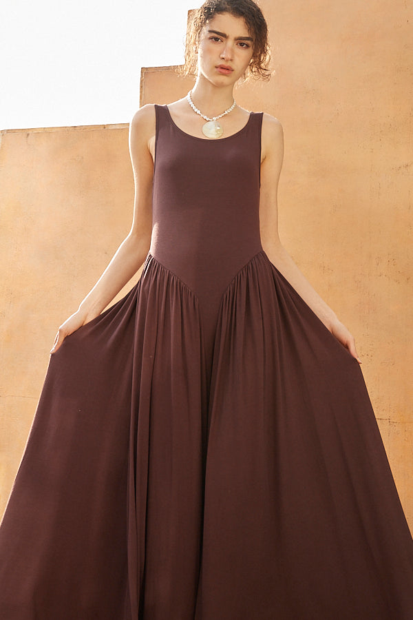 Vera Open Back Dress  <br> -D.BRW-