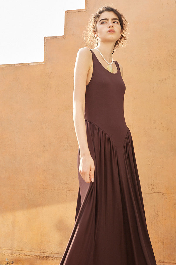 Vera Open Back Dress  <br> -D.BRW-