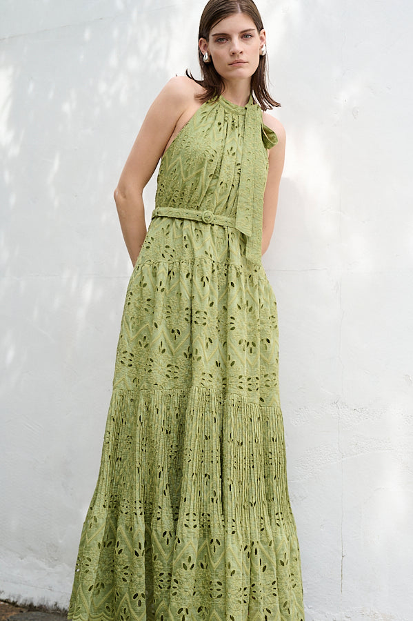 Gabi Lace Dress <br>-GRN-