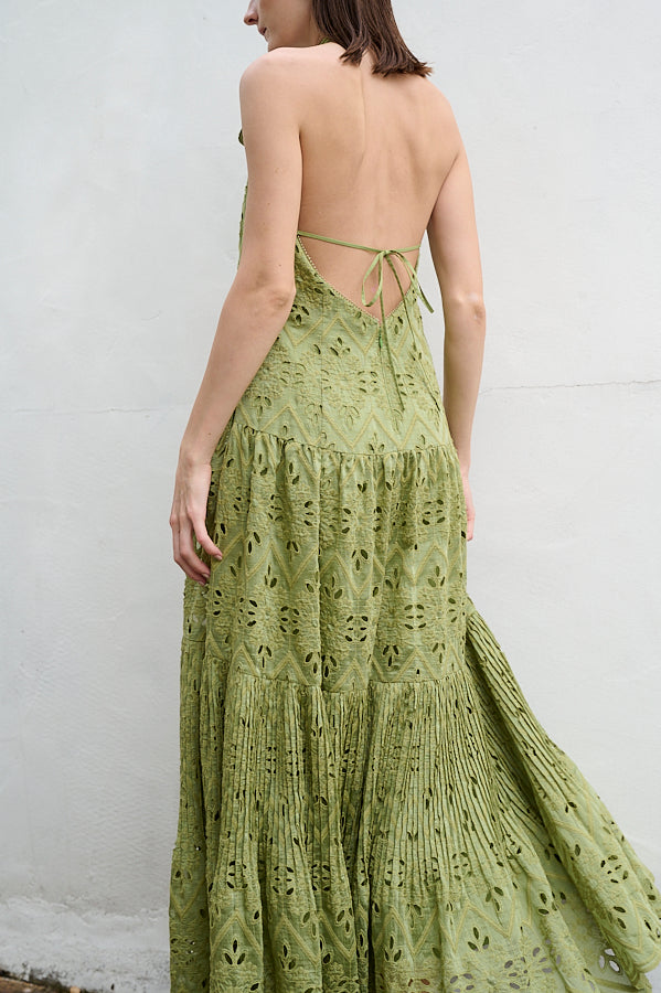 Gabi Lace Dress <br>-GRN-
