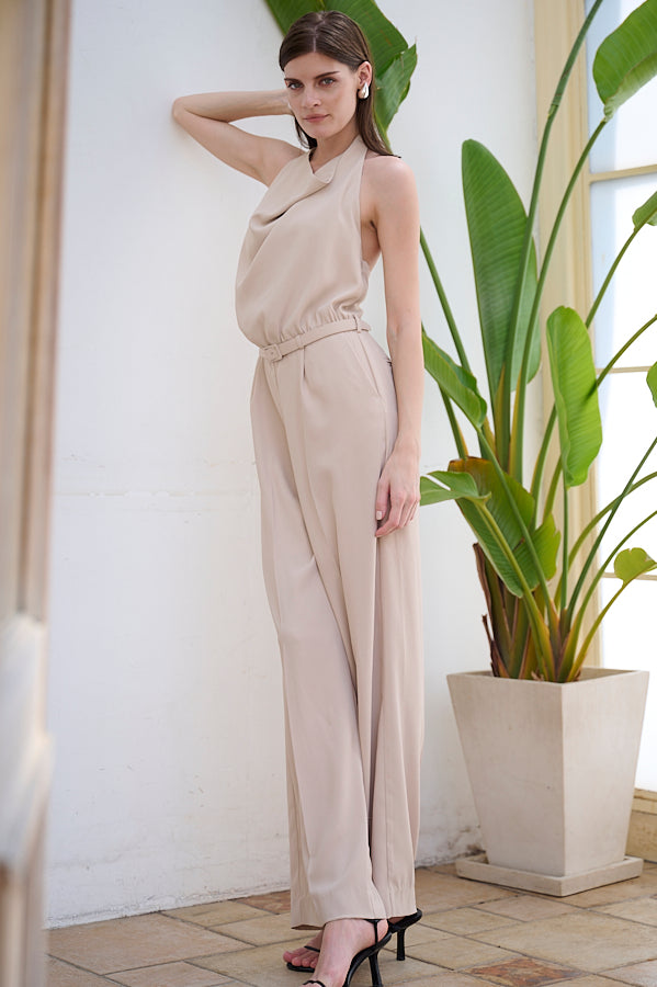 Helena Belted Jumpsuit <br>-IVO-