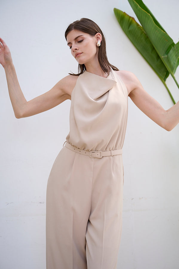 Helena Belted Jumpsuit <br>-IVO-
