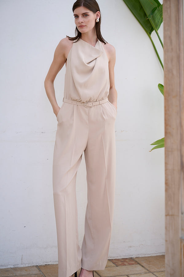 Helena Belted Jumpsuit <br>-IVO-