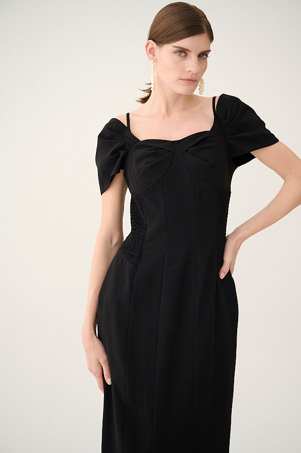 Margo Bloom Dress <br>-BLK-